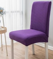 6 Pcs Purple  Color Honeycomb Chair Cover